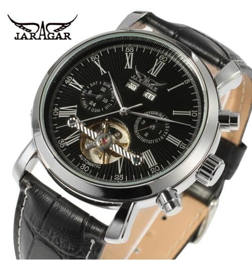 Чоловічі механічні годинники Jaragar Classic. Класичні наручний годинник з автопідзаводом