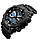 Чоловічі наручні годинники Skmei 1228 Tornado. Спортивні водонепроникні годинники з підсвічуванням, фото 3