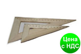 Трикутник дерев'яний 22 див. (60*30*90) ТД-22-603090
