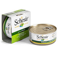 Консерви для собак Schesir Chicken ШЕЗИР, куряче філе в желе, 150 г, фото 2