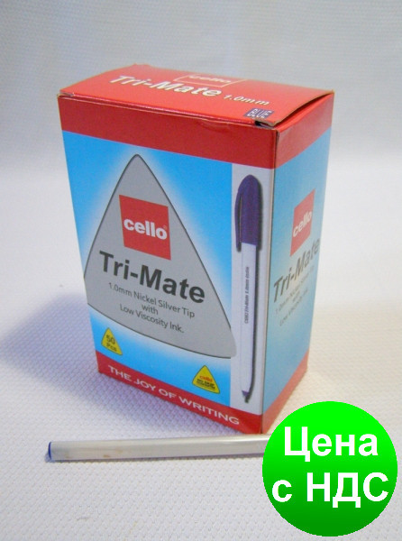 Ручка Cello "Tri-Mate" 11458 олійна (синя)