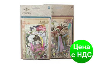 Виріб для творчості "Зроби листівку" (у наборі - 6 конвертів+6 листівок+прикраси)