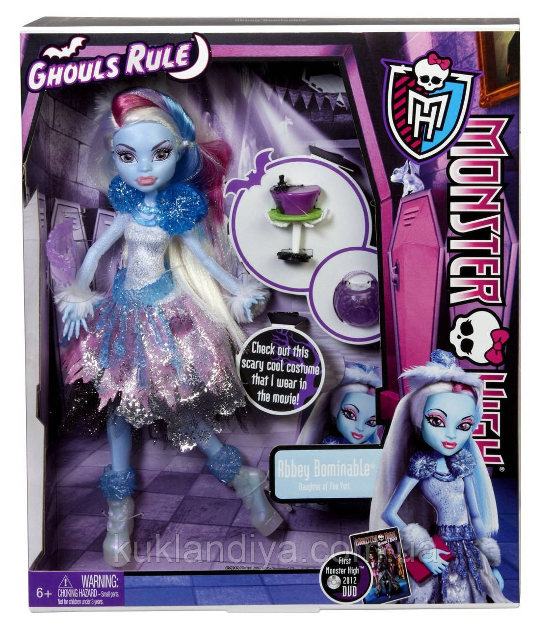 Кукла Monster High Эбби Боминейбл Ghouls Rule Abbey Bominable. 