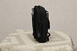 Тактична універсальна (поясний) сумка - підсумок Mini warrior з системою M. O. L. L. E Olive (001-black), фото 5
