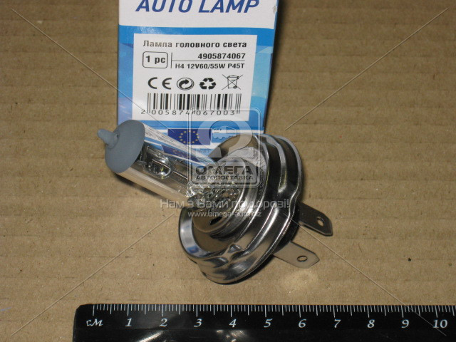 Лампа головного світла H4 P45t 12V 60/55W <Tempest