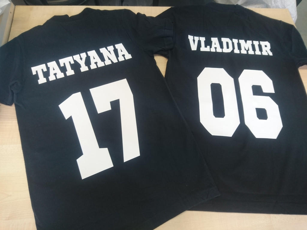 Нанесення написів на одяг (тільки ОПТ від 10шт.)