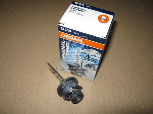 Лампа ксенонова D2S XENARC ORIGINAL 85В, 35Вт, PK32d-2, OSRAM 66240