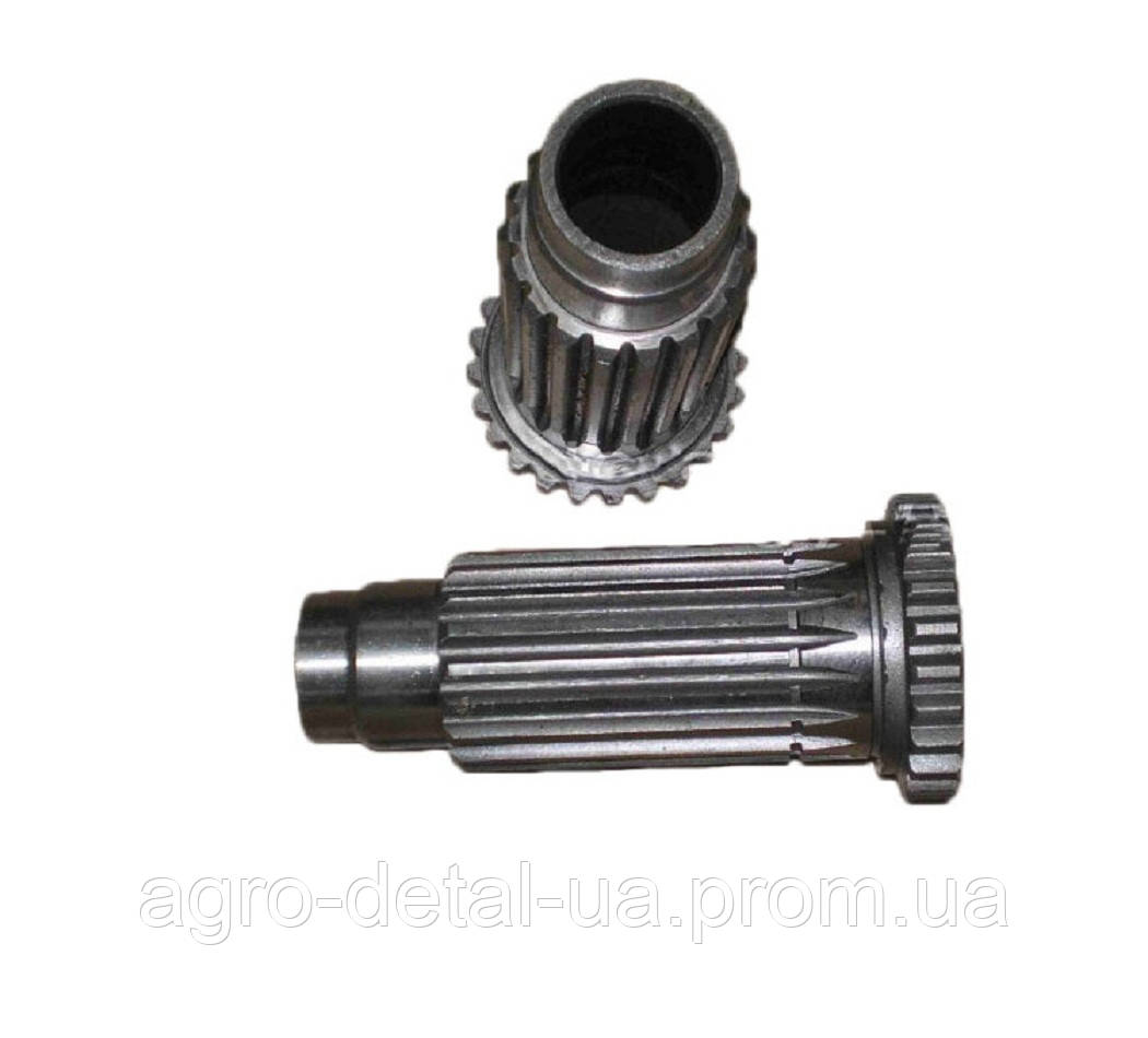 Вал ведомый 77.52.208-1 реверс редуктора,ходоуменьшителя ХУМ,коробки трактора ДТ-75,ДТ-75Н,ДТ-75М,ДТ-75МВ,ДТ-7, фото 1