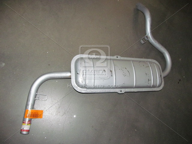 Глушник ВАЗ 2121 2-х камерний блок,2 кожухай, Екріс 2121-1200010