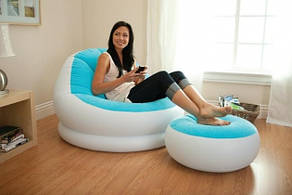 Надувне крісло Intex Cafe Chaise Chair 68572 Жовте (104x109x71 див.), фото 4