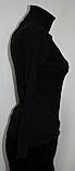 Гольф женский кашемировый черный Кофта жіноча Стильний жіночий гольф джемпер теплий, фото 2