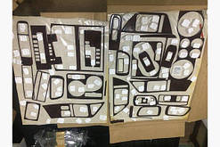 Накладки на торпеду Mitsubishi Pajero Sport 1996-2007 (декор панелі Мітсубісі Паджеро)