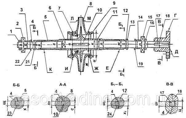 Ротор насоса 4ДВ, фото 1