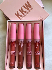 Помада — блиск для губ (глянсова) Kylie Cosmetics KKW Creme Liquid Lipstick