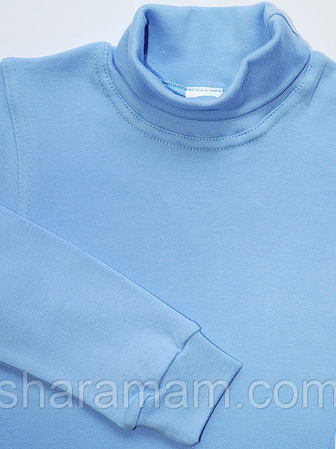 Гольф голубого цвета (100% хлопок), рост 98-104 см - фото 2 - id-p797254684