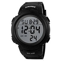 Skmei 1068 Чорний чоловічий спортивний годинник