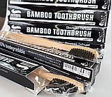 Зубна щітка з бамбука з деревно-вугільної щетиною в Боксі, фото 2