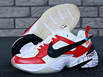 Чоловічі кросівки Nike M2K Tekno x Off-White White/Red A03108-060, фото 2