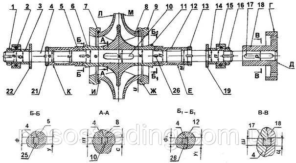 Ротор насоса Д630-90, фото 1