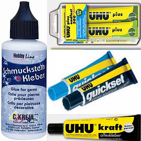 Клей для страз і намистин, Контур