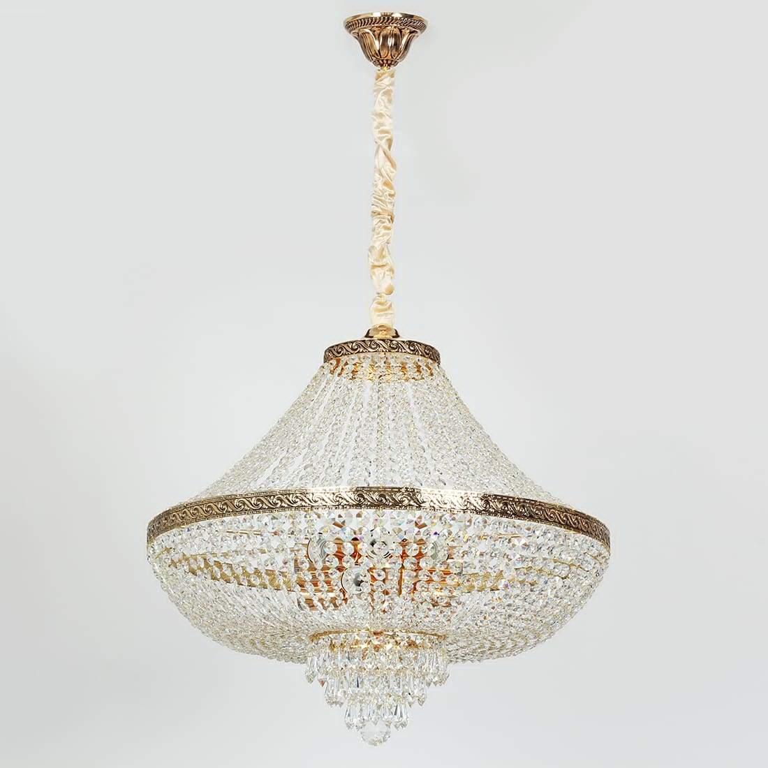Люстра кришталева для залу великої кімнати, фото 1
