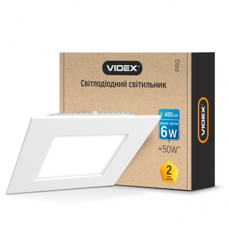 LED світильник VIDEX 6W 	VL-DLS-065 white