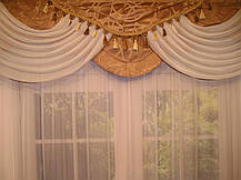 Готовий ламбрекен "Пегас" Коричневий, фото 5