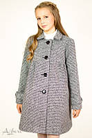 Пальто шерстяное демисезонное для девочек ТМ Albero (Альберо) Размеры 128 134 146