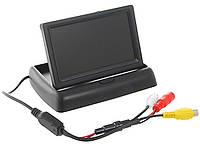 Складаний монітор для камери заднього виду 5 дюймів автомобільний монітор для задньої автокамери, фото 3