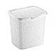 Кошик для білизни Ажур 23х20,5х23 см із кришкою Elif Plastik 383, фото 3