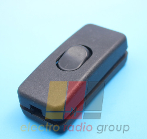 Клавішний вимикач KCD5-303 чорний Daier