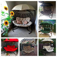 Тримісні гойдалки кокони