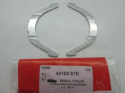 Опорний вкладиш колінчатого вала на Рено Кенго 01-> 1.9 dCi — Glyco (Німеччина) - A215/2 STD