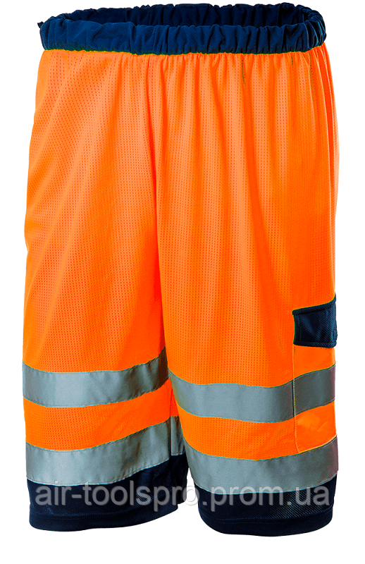 Шорты рабочие, сетчатый трикотаж, оранжевые, NEO TOOLS - фото 1 - id-p797594097