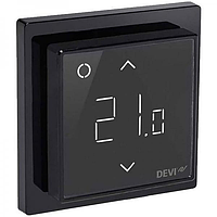 Терморегулятор DEVIreg Smart Black черный для теплого пола