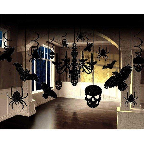 Комплект декорацій люста (блиск) halloween оригінальний подарунок прикольний, фото 1