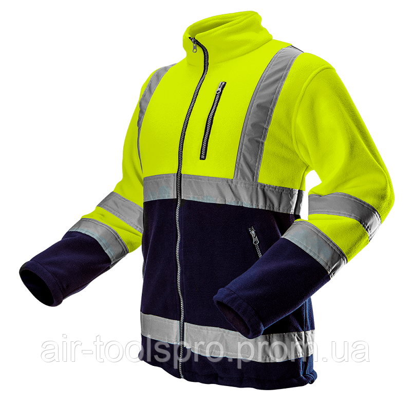 Куртка рабочая сигнальная из флиса, желтая, NEO TOOLS - фото 1 - id-p797658449
