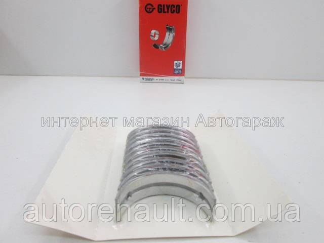 Вкладиші корінні на Рено Майстер 01-> 1.9 dCi — GLYCO (Німеччина) H 1101/5 0.25, фото 1