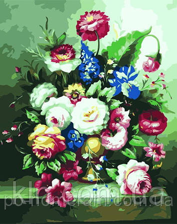 Картина за номерами Menglei G138 Букет у голландському стилі 40 х 50 см 950 квіти, фото 1