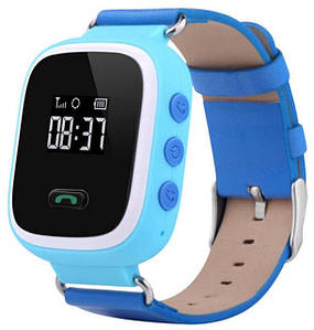 Дитячі розумні смарт годинник Smart Watch Q60 з GPS сині