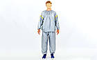 Костюм для схуднення (вагонка) Sauna Suit ST-2122 (PVC, р-р L-3XL-50-58, сірий), фото 2