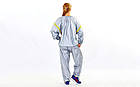 Костюм для схуднення (вагонка) Sauna Suit ST-2122 (PVC, р-р L-3XL-50-58, сірий), фото 3