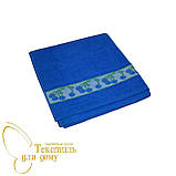 Кухонний рушник махра 50*50 асорті, синій, фото 2