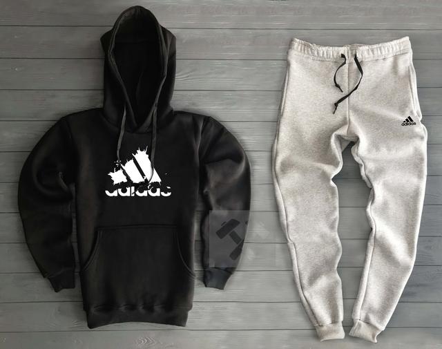 Теплий чоловічий спортивний костюм фото