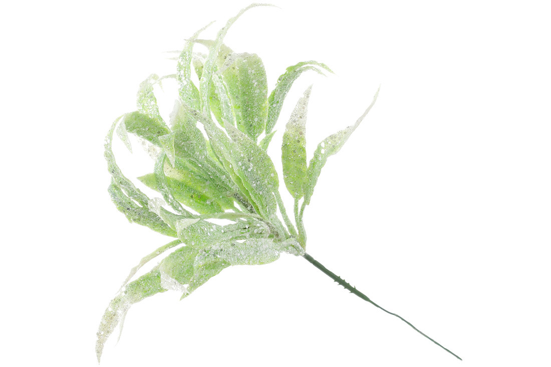 Декоративна гілка 17.5см, колір - м'ятний - 12 шт УПАКОВКА ТОВАР ВІД ВИРОБНИКА