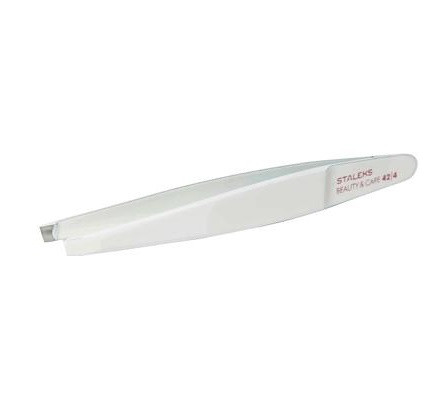 Сталекс Пінцет для брів BEAUTY&CARE 42 TYPE 4 (вузькі скошені кромки)