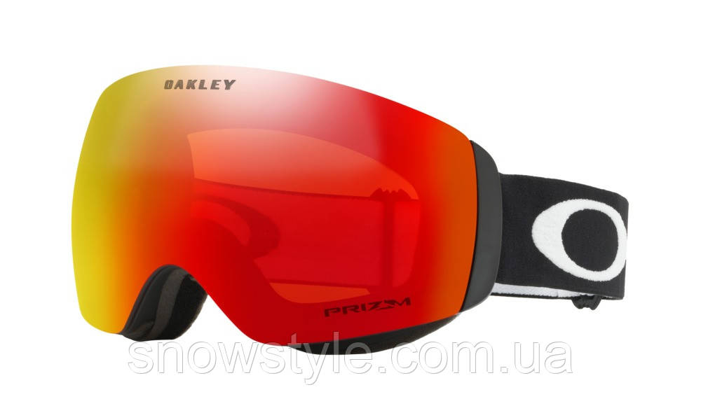 Гірськолижна маска Oakley Flight Deck M (XM) Matte Black Лінза Prizm Torch Iridium