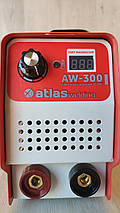 Інвертор зварювальний апарат Atlas welding AW-300 (300 А, дисплей) Зварювання+ Маска ХАМЕЛЕОН, фото 3