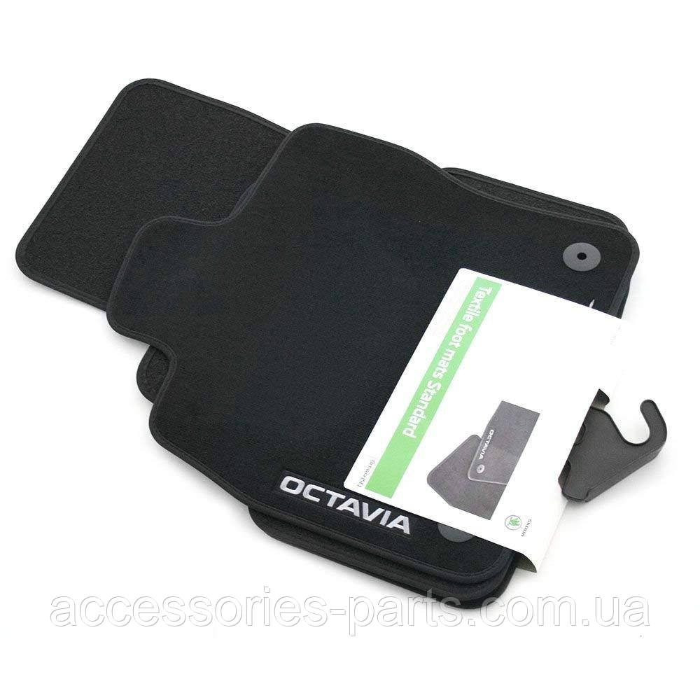 Текстильні килимки в салон Skoda Octavia A7 5E 2013/ A7 FL 5E 2017 Нові Оригінальні, фото 1