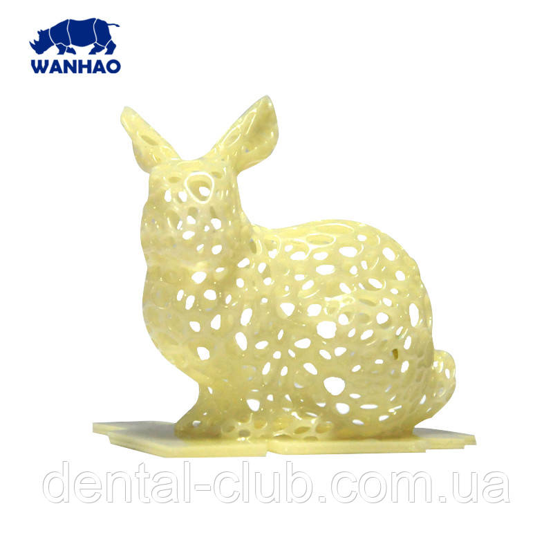 Фотополімерна смола (фотополімер) Wanhao (Ванхао) 405nm UV resin для роботи з DLP 3D принтерами 500 мл, біла - фото 2 - id-p797811376